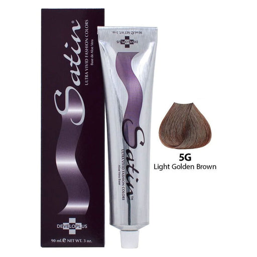 Satin Hair Color 5G Light Golden Brown 3 Oz