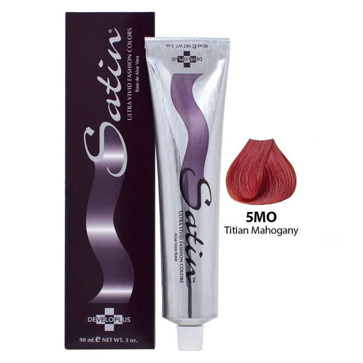 Satin Professional Hair Color, 5Mo Titian Mahogany. 3 Oz