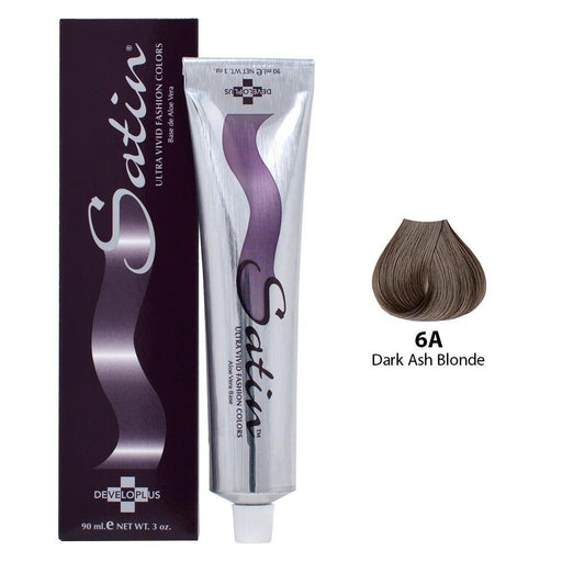 Satin Hair Color 6A Dark Ash Blonde 3 Oz