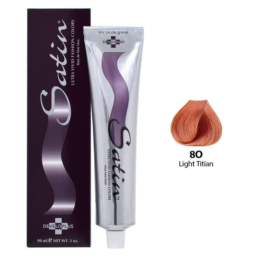 Satin Ultra Vivid Hair Color 8O Light Titian 3 Oz