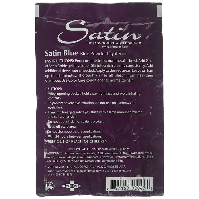 Satin Blue Bleach Powder Lightener