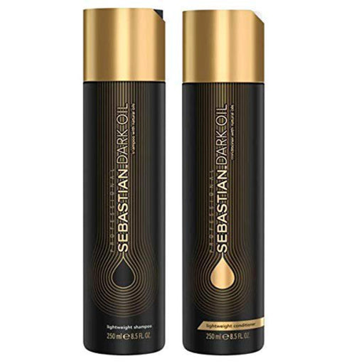 Sebastian Dark Oil Lightweight Shampoo, Conditioner Set, 8.4 oz/250ml