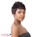 Synthetic Hair Iron Friendly Wig - Sekora,Dark Wine