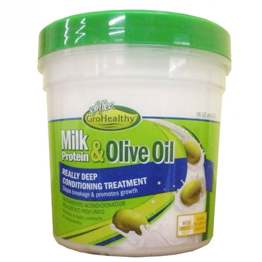 Gro Healthy Milk & Olive Really Deep Conditioning Treatment 16 Oz