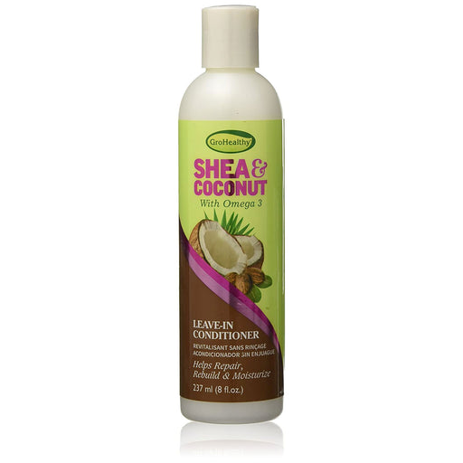 Grohealthy Shea & Coconut Leave In Conditioner 8 Oz
