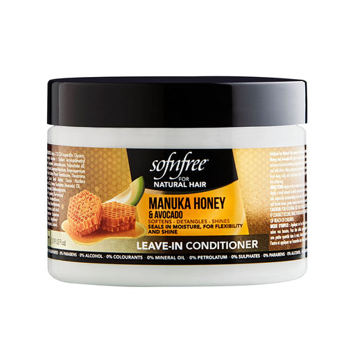 Sof N' Free Leave-In Conditioner with Manuka Honey & Avocado Oil 11 oz