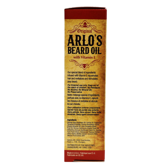 Arlo's Beard Oil with Vitamin E 2.5 Oz.