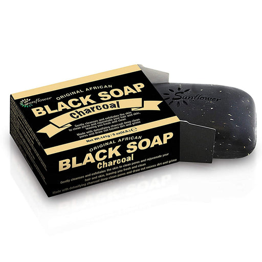 Sunflower Black Soap-Charcoal 5 Oz.