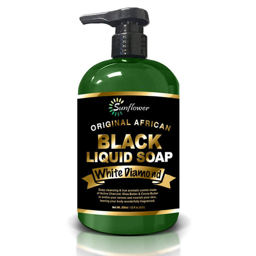 Sunflower Black Liquid Soap-Shea Butter 12 Oz.