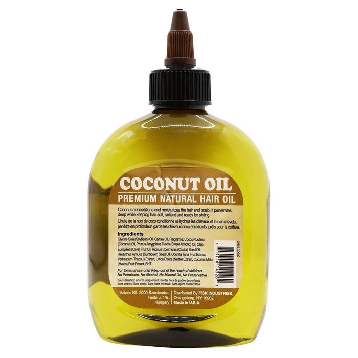 Difeel Premium Hair Oil Coconut 7.78 Oz.