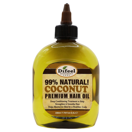 Difeel Premium Hair Oil Coconut 7.78 Oz.