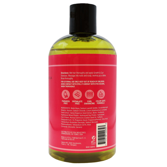 Difeel Growth and Curl Biotin Infused Shampoo 12 Oz.