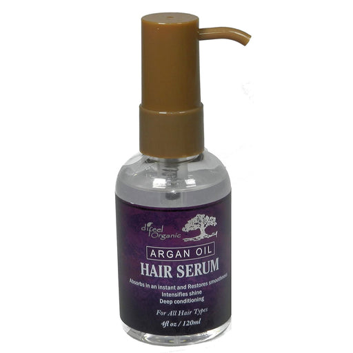 Difeel Argan Oil Hair Serum For All Hair Types, 4 Oz