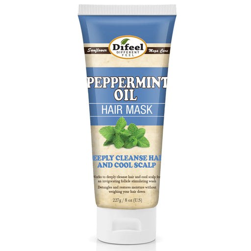 Difeel PepperMint Oil Premium Hair Mask Scalp Cooling 8 Oz.