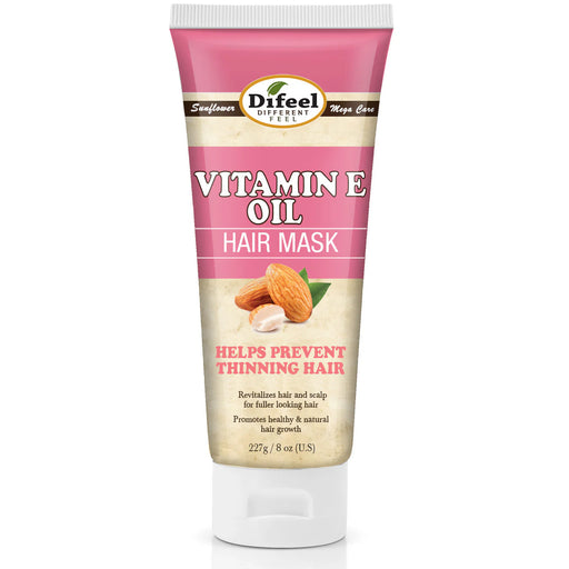 Difeel Vitamin E Oil Hair Mask Damage Control 8 Oz.