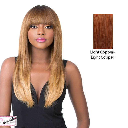 Synthetic 2020 Bang Wig - Sherry,Light Copper