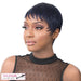 Iron Friendly Synthetic Wig - Simone,Blue Black