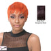 Iron Friendly Synthetic Wig - Simone,Burgundy Black
