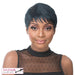 Iron Friendly Synthetic Wig - Simone,Green Black