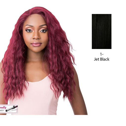 Synthetic Simply Lace Front Wig Simply Lace Lake Wave,Black