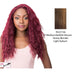 Synthetic Simply Lace Front Wig Simply Lace Lake Wave,Streaked Blend Of Medium Brown, Strawberry Blonde, And Light Auburn