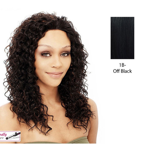 Lisa Lace Front Wig,Off Black
