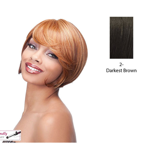 Sycamore Lace Front Wig,Darkest Brown