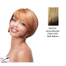 Sycamore Lace Front Wig,Two Tone Frost Blend Of Honey Blonde And Deep Gold Layer Over Dark Auburn Bottom
