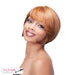 Sycamore Lace Front Wig,Two Tone Frost Blend Of Deep Golden Brown, And Golden Blonde With Medium Brown Bottom