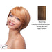 Sycamore Lace Front Wig,Streaked Blend Of Medium Brown, Strawberry Blonde, And Light Auburn