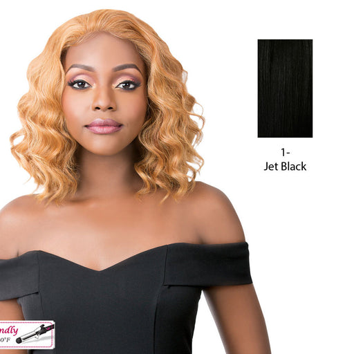 Synthetic Hair Lace Front Wig Simply Lace Tides Wave,Black
