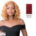 Synthetic Hair Lace Front Wig Simply Lace Tides Wave,Deep Red