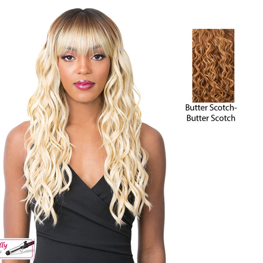 Synthetic 2020 Bang Wig - Skylar,Butterscotch