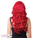 Premium Synthetic Swiss Lace Front Wig - Blondel,Intense Red