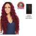 Synthetic 4X4 Swiss Lace Wig - Swiss Lace Boston,Off Black Base With Light Auburn Highlights