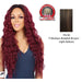 Synthetic 4X4 Swiss Lace Wig - Swiss Lace Boston,Medium Brown Base With Light Auburn Highlights