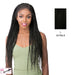 Micro Cornrow Box Braid Heat Friendly Synthetic Wig,Black
