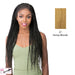 Micro Cornrow Box Braid Heat Friendly Synthetic Wig,Strawberry Blonde