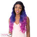 Synthetic 2020 Lace Front Wig Swiss Lace Crown Braid Bamba,Prizm Blue Violet