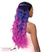 Synthetic 2020 Lace Front Wig Swiss Lace Crown Braid Bamba,Prizm Blue Violet