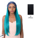 Ear To Ear Lace Front Wig Swiss Lace Crown Braid Dabo,Off Black