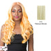 Synthetic 3 Inch Center Part Lace Front Wig- Swiss Lace Dollin,Platinum Blonde