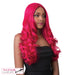 Synthetic 3 Inch Center Part Lace Front Wig Swiss Lace Dollin,Hollywood Red