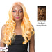 Synthetic 3 Inch Center Part Lace Front Wig- Swiss Lace Dollin,Tt1B/27Nd