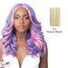 Swiss Lace Frida Lace Front & Lace Part Synthetic Wig,Platinum Blonde