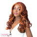 Swiss Lace Frida Lace Front & Lace Part Synthetic Wig,Ff Copper Auburn