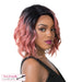 Synthetic Swiss Lace Front Wig Swiss Lace Glanage,Tt Pink