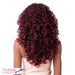 Iron Friendly, Super Wavy Style Soft And Silky Hand-Tied Frontal Swiss Lace Front Wigs - Swiss Lace Goldie,Off Black Top With Burgundy Ends