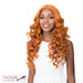 Synthetic Swiss Lace Front Wig Swiss Lace Houston,Golden Copper