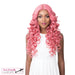 Synthetic Swiss Lace Front Wig Swiss Lace Houston,Peach Pink
